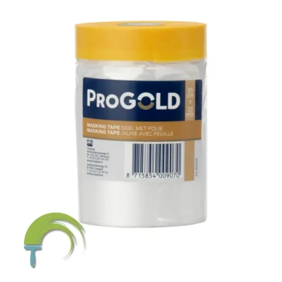 4170475789789406454654 ProGold Masking Tape Geel met Folie